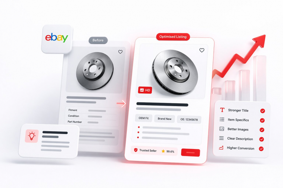 Ottimizzazione delle inserzioni eBay per ricambi auto: cosa migliora davvero le vendite
