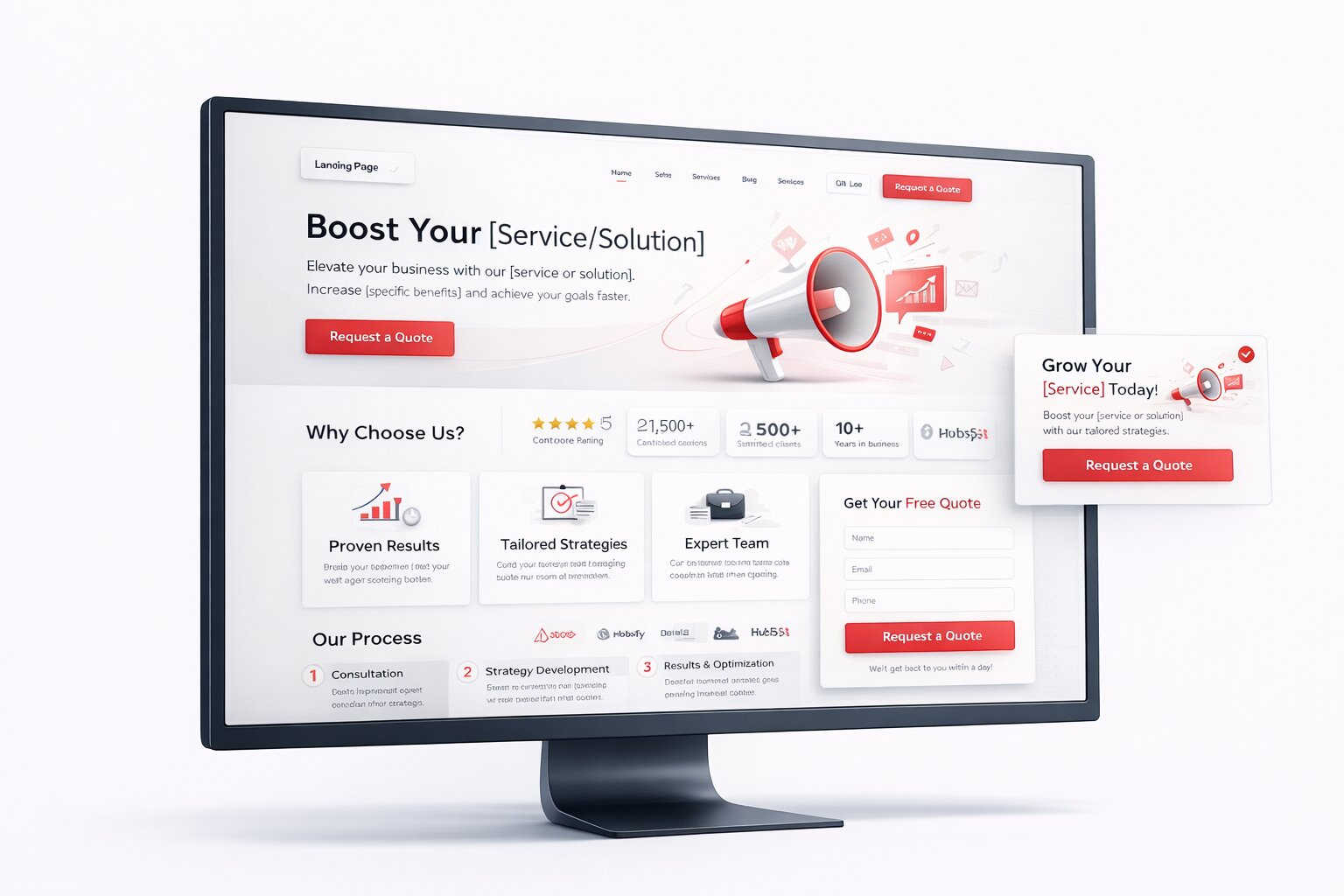 Landing page
